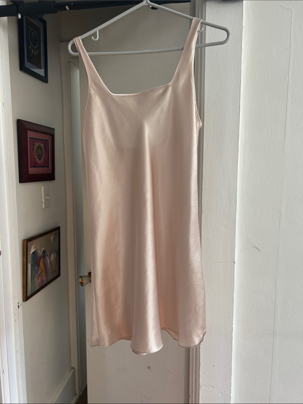 Silky Slip Dress - Champagne